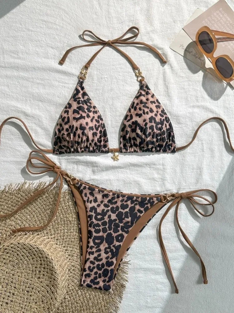 Cheetah Print Bikini
