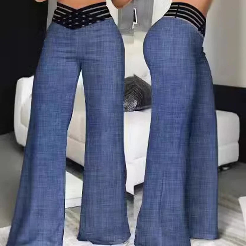 High-Waist Flare Jeans