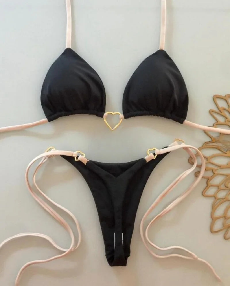 Halter Brazilian Bikini Set