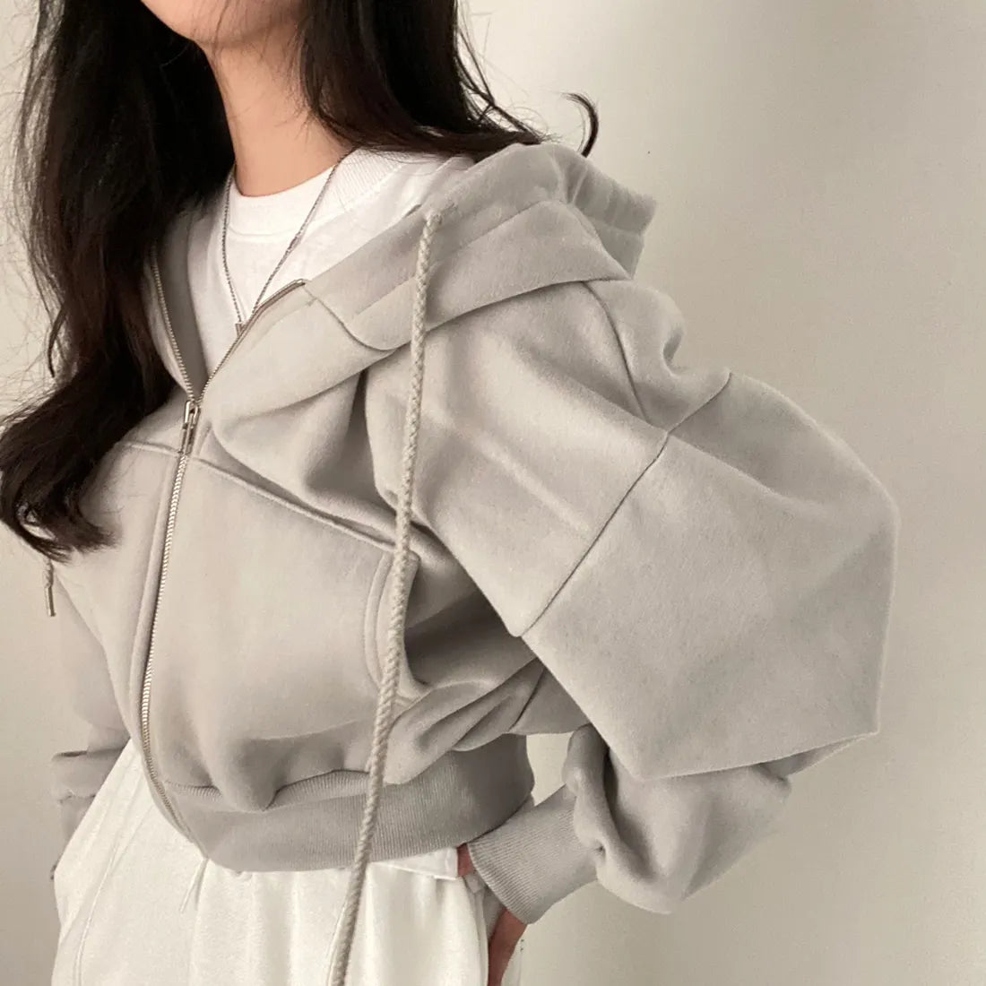 Oversized Zip-Up Hoodie