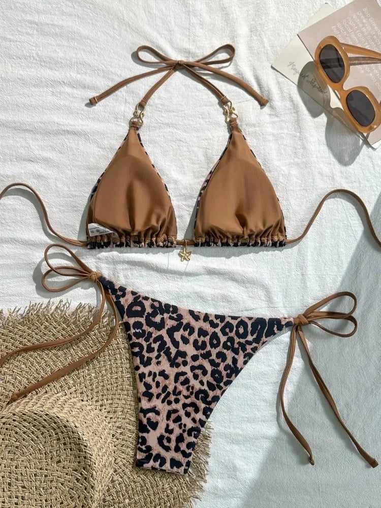 Cheetah Print Bikini
