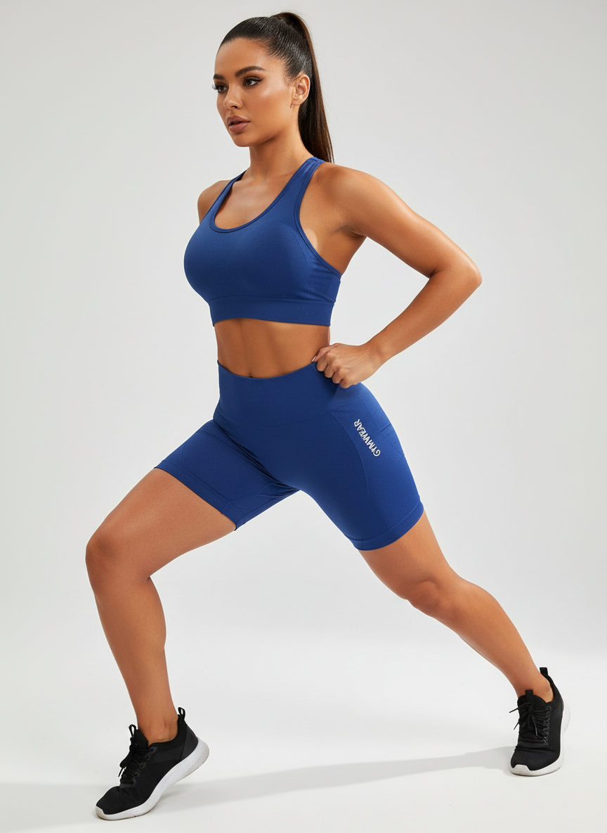 High-Waist Performance Shorts
