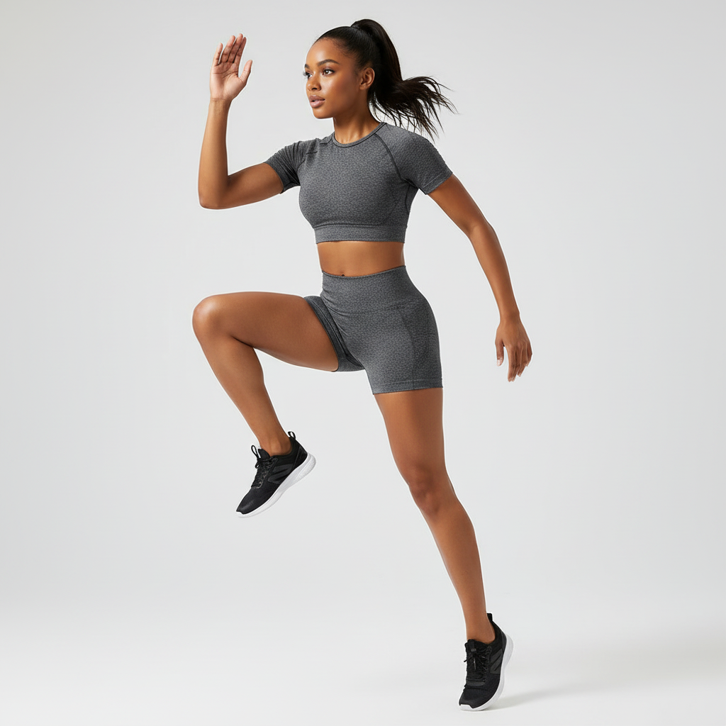 High-Waist Yoga Shorts