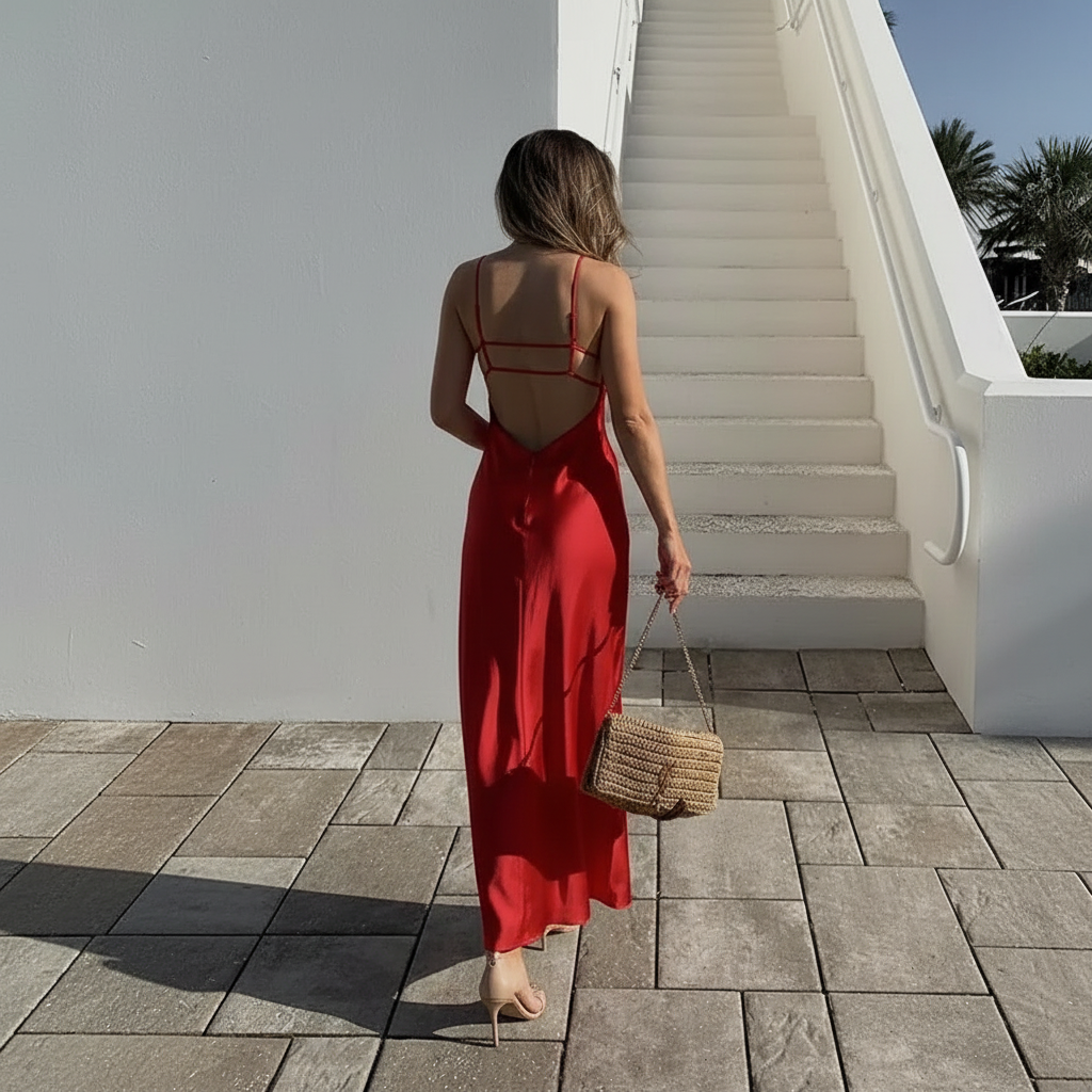 Backless Maxi Dress